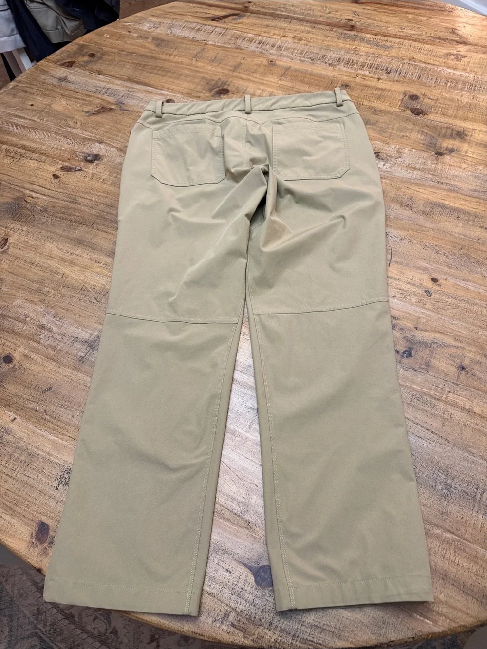 Lululemon Men’s Khaki Performance 5 Pocket Pants Stretch Golf Casual 36 x 30